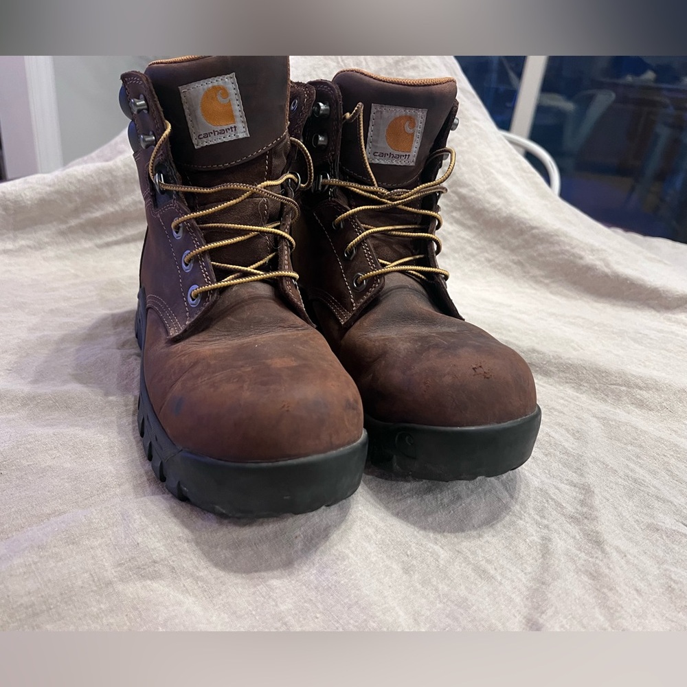 Carhartt Leather Work Boots Size 8.5